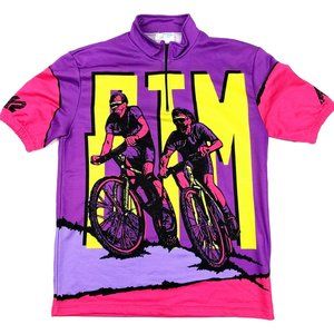 K2 MTB Men's Medium Vintage Cycling Zip Jersey